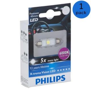 Philips LED Retrofit 6000K 41 43MM Interior Bulb (1 Pack) 129466000KX1