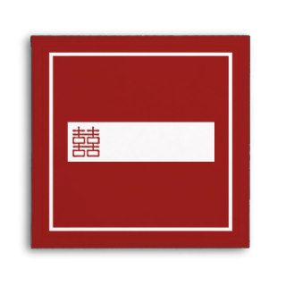Double Happiness Chinese Wedding Envelopes