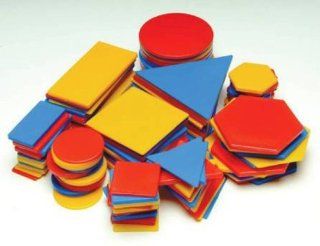 School Smart Attribute Blocks   Set of 120   Assorted Colors