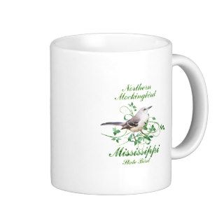 Mockingbird Mississippi State Bird Coffee Mugs