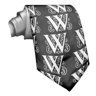 Fancy Letter W Neckties