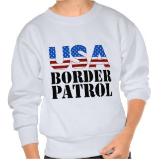 USA Border Patrol Pull Over Sweatshirts
