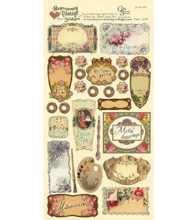 Heartwarming Vintage Cardstock Stickers French Labels 2  Other Products  
