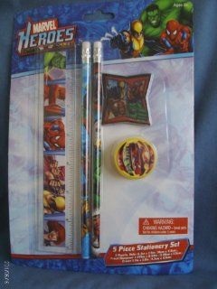 Marvel Heroes 5 Piece Stationery Set