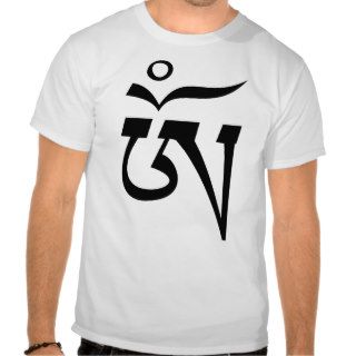 sacred Tibetan Om symbol Tee Shirt