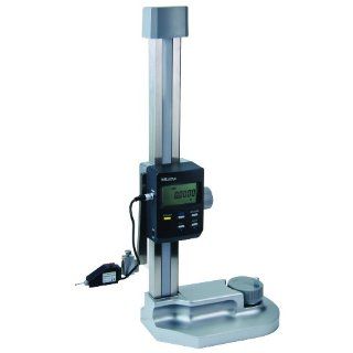Mitutoyo 574 212 1A LCD Heightmatic, High Precision Height Gauge, SPC Output, 0 12" Range, 0.0001" Resolution, +/ 0.0002" Accuracy, 13.6kg Mass