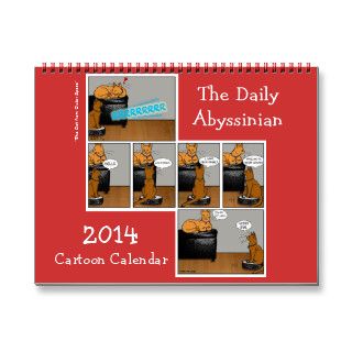 2014 Daily Abyssinian Cartoon Calendar