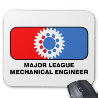 Mechanical Engineer League Mousepads