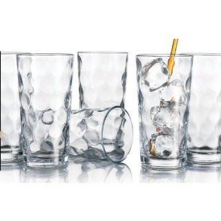 SET OF 8 ESSENTIALWARE ECLIPSE HIGHBALL GLASSES Kitchen & Dining