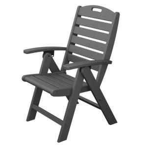 Trex Outdoor Furniture Yacht Club Stepping Stone Highback Patio Folding Chair TXD38SS