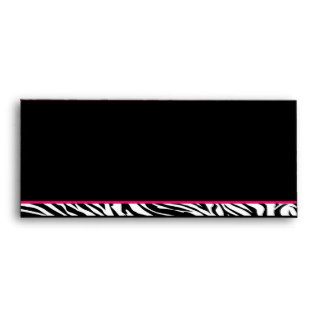 Hip Animal Print Envelope   Pink & Black2