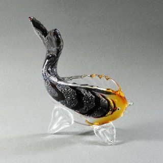 10 inch Glass Fish, Handcrafted Art Glass, Gift for Fathers   Collectible Figurines