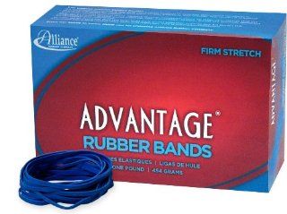 Alliance Advantage Blue Rubber Band Size #33 (3 1/2 x 1/8 Inches)   1 Pound Box (Approximately 575 Bands per Pound) (54335) 