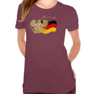 German Imperial Eagle with German Flag background Shirts