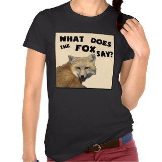 What Does The Fox Say? Shirt