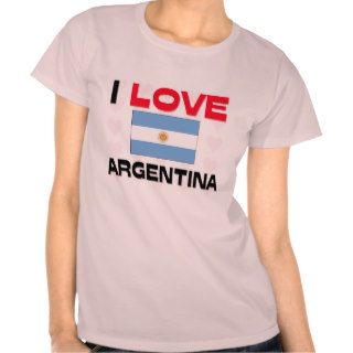 I Love Argentina T Shirts