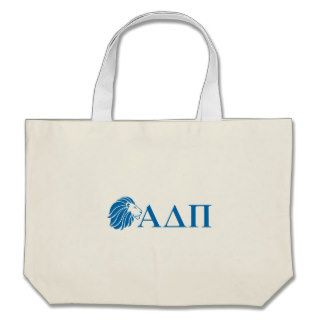 Alpha Delta Pi Blue Lion and Letters Bag