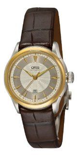 Oris Artelier Automatic Silver and Grey Dial Ladies Watch 561 7604 4351LS Oris Watches