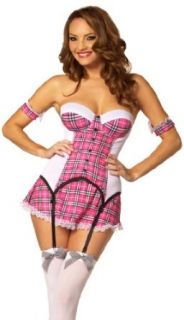 Sexy School Girl Outfit Plaid Mini Schoolgirl Cosplay Halloween Costume Party Clothing