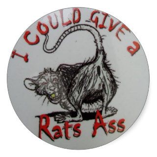 I Could Give a ats Ass Sticker