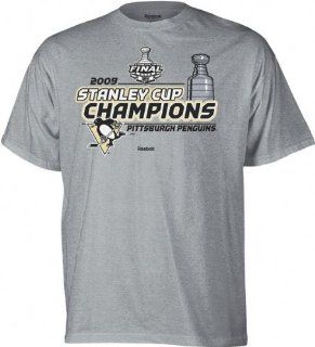 Pittsburgh Penguins Stanley Cup 2009 Championship Hat Hook Big and Tall T Shirt 4XL  Sports Related Merchandise  Sports & Outdoors