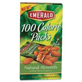 100 Calorie Pack All Natural Almonds, .63oz Packs, 7/Box  Grocery & Gourmet Food