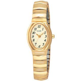 Pulsar by Seiko PRS578 Ladies Watch Gold Tone Champagne Dial Expansion Watch Watches