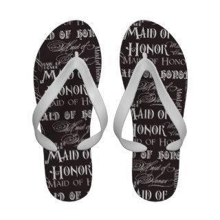 Maid of Honor Sandal Modern Pattern Wedding Fun Sandals