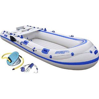 Sea Eagle 124SMB Inflatable Motormount Boat STARTUP Package  Open Water Inflatable Rafts  Sports & Outdoors