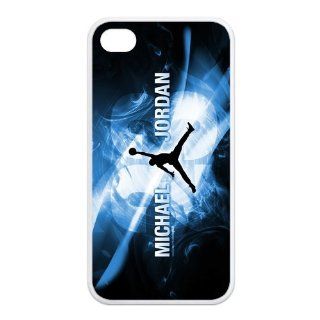 Custom Air Jordan TPU Back Cover Case for iPhone 4 4S PP 2893 Cell Phones & Accessories