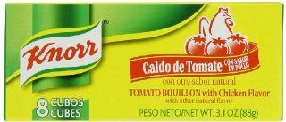 Knorr Boullion Cubes, Tomato with Chicken Flavor, 8 Count Boxes (Pack of 48)  Packaged Vegetable Bouillons  Grocery & Gourmet Food