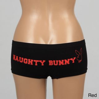 Playboy Women's 'Naughty Bunny' Boyleg Panties Playboy Panties