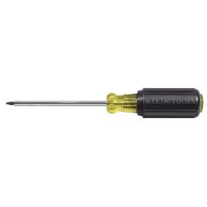 Klein Tools #0 Square Recess Tip Screwdriver   4 in. Round Shank 660