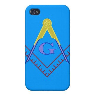 Color Square and Compass Iphone Case Cover For iPhone 4