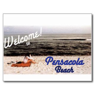Welcome To Pensacola Beach Postcard