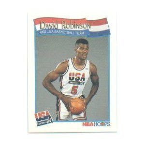 1991 92 Hoops #583 David Robinson USA 