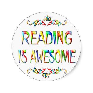 Reading is Awesome Stickers
