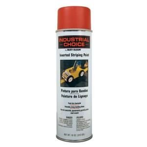 Rust Oleum Industrial Choice 18 oz. Red Inverted Striping Spray Paint (6 Pack) 1665838