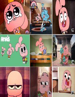 The Amazing World of Gumball Anais Watterson in Winter Clothes Sticker -  Sticker Mania
