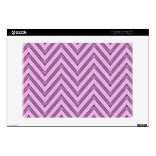 Funky Retro Abstract Pink Zigzag Chevron Pattern 13" Laptop Skins