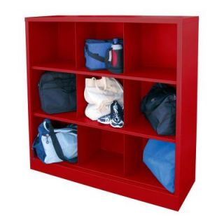 Cubby 46 in. x 52 in. Red 9 Cube Organizer IC00461852 01