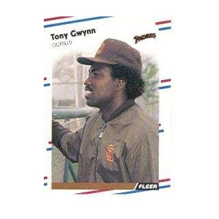 1988 Fleer #585 Tony Gwynn Padres  Sports Related Trading Cards  Sports & Outdoors