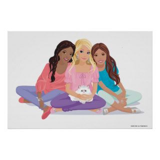 Barbie Hanging out with Friends Posters