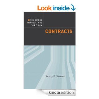 The Oxford Introductions to U.S. Law Contracts eBook Randy E. Barnett Kindle Store