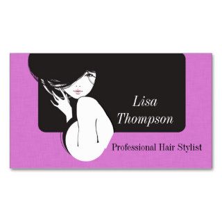 Professional Hair Stylist / Makeup Business Card