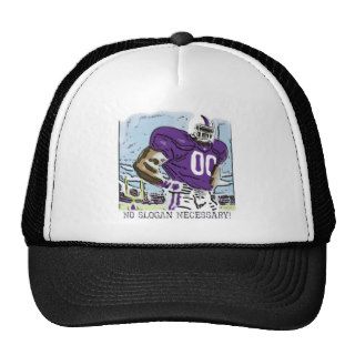No Slogan Necessary Purple Trucker Hats