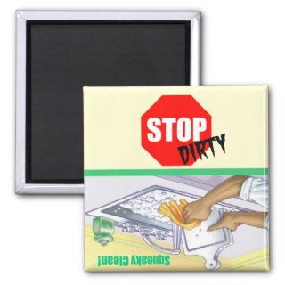 Stop Sign Clean Dirty Indicator Dishwasher Magnet