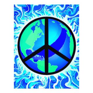 One World Peace Sign Full Color Flyer