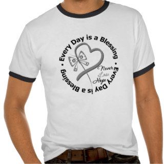 Every Day is a Blessing   Hope Brain Cancer Shirt