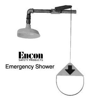 Emergency shower   Horizontal pipe mount Science Lab Showers